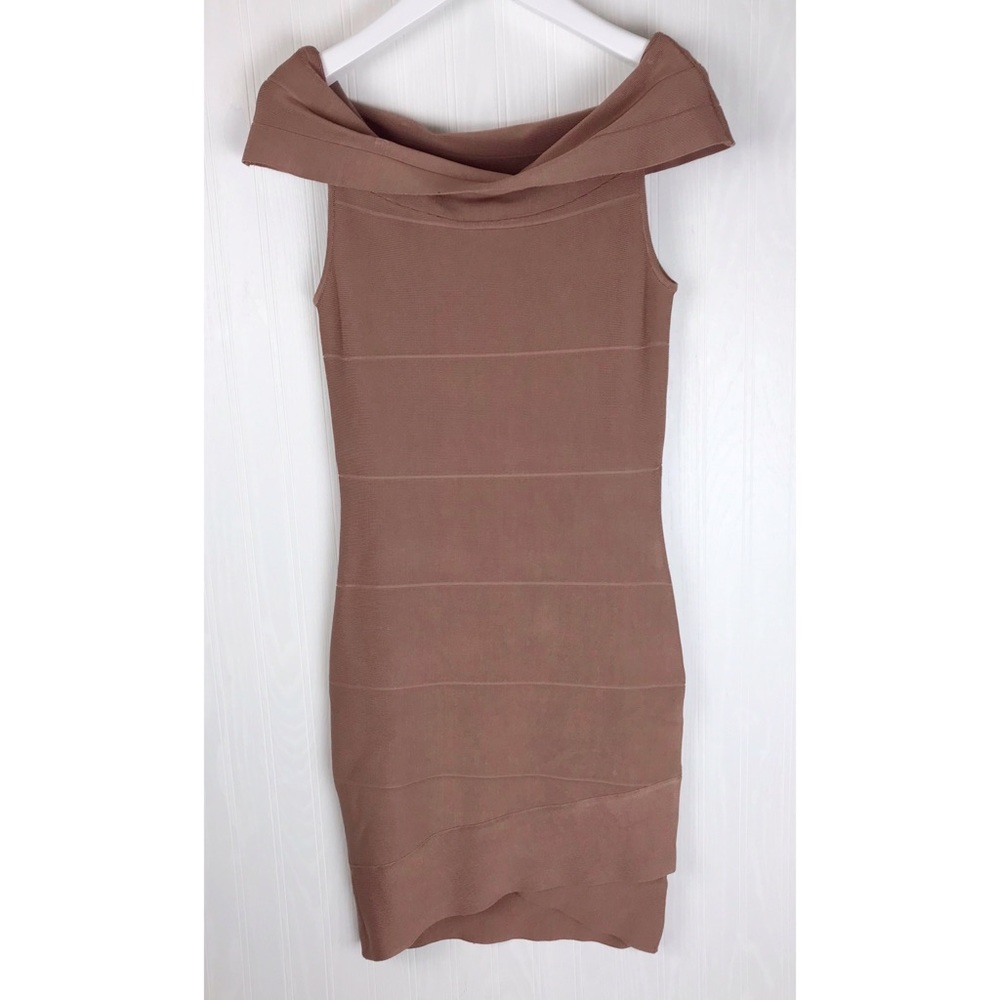Boston proper over the shoulder bodycon dress - Picture 4 of 8
